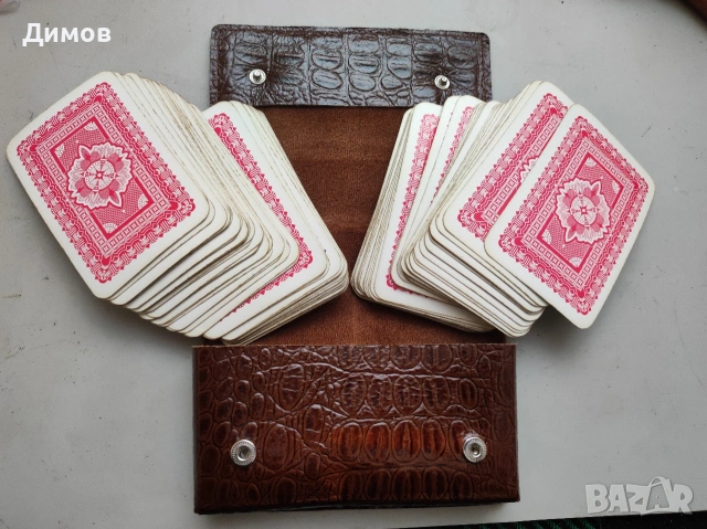 Калъф за две тестета карти за игра, снимка 2 - Карти за игра - 53198674