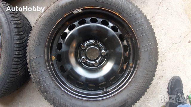 Джанти железни оригинални VW Audi Skoda 5x112 16цола Отлични, снимка 2 - Гуми и джанти - 43366954