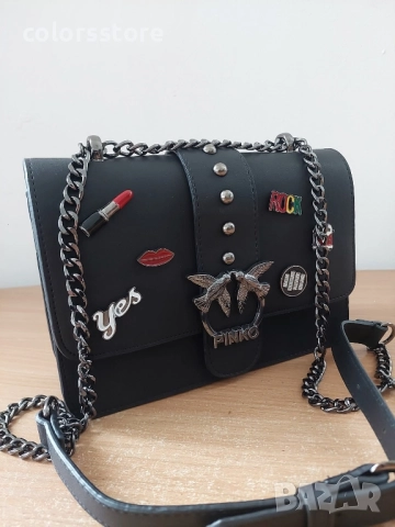 Луксозна чанта Pinko0/SG44f, снимка 6 - Чанти - 44906976