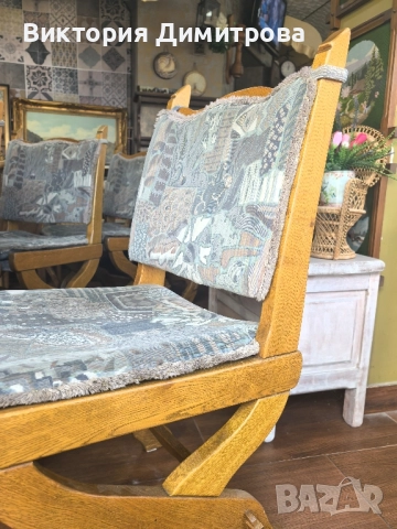 Комплект от 6 трапезни стола (Х) , снимка 8 - Столове - 52837107