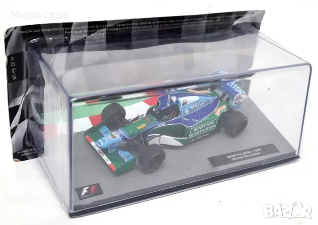 1:43 BENETTON B194 1994 MICHAEL SCHUMACHER БОЛИД ФОРМУЛА, снимка 2 - Колекции - 49870789