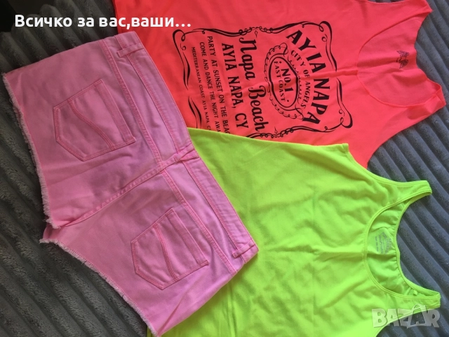 Два потника и къси панталонки-15лв., снимка 2 - Комплекти - 51819570