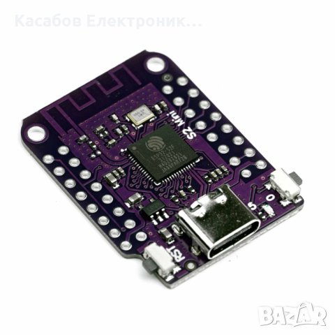 ESP32 S2 mini S2FN4R2 WiFi Wemos MicroPython 4MB, снимка 3 - Друга електроника - 43535110