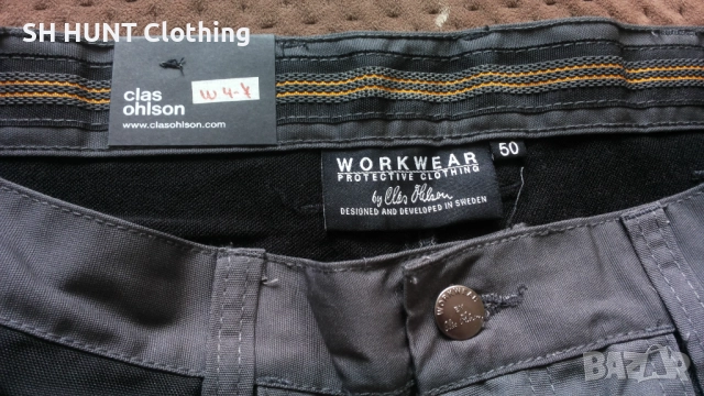 Clas Ohison Stretch Work Wear Trouser размер 50 / M работен панталон W4-7, снимка 14 - Панталони - 51993690