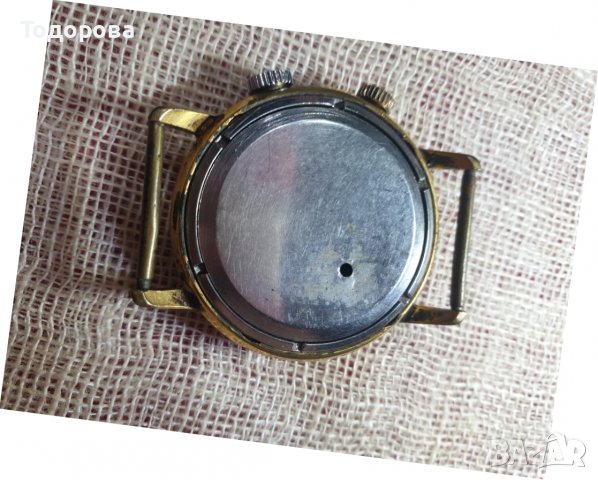 Полет -позлатен- 20 микрона,механичен  с опция -аларма.Работещ., снимка 5 - Антикварни и старинни предмети - 39803303