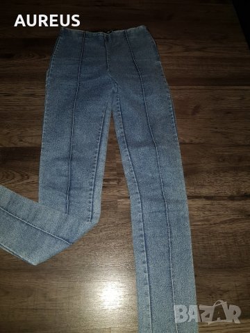 Еластичен панталон. Имитация на дънки, снимка 4 - Панталони - 26760137