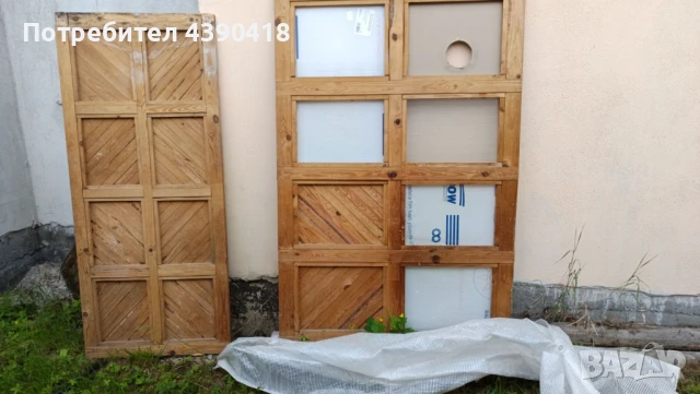 Дървени врати /крила / - 3 бр 