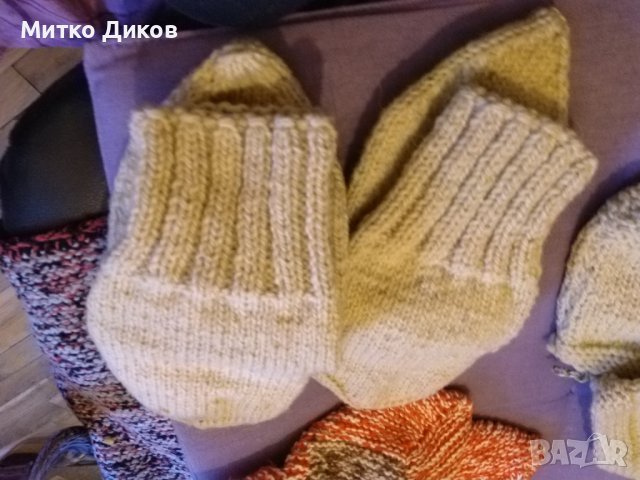 Вълнени чорапи и терлици 2броя, снимка 2 - Други - 43257869