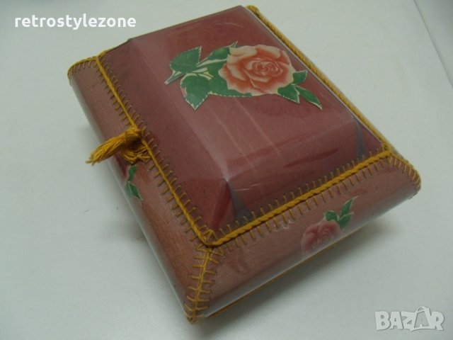 № 3425 стара кутия   - размери 18 / 15,5 / 10 см , снимка 4 - Други ценни предмети - 26483838