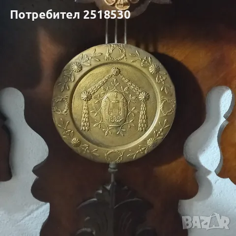 Старинен стенен часовник , снимка 3 - Антикварни и старинни предмети - 49306819