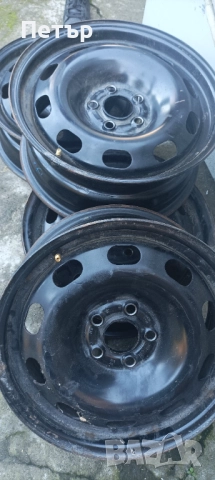 Оригинални джанти за Volkswagen 5 броя ,оригинална боя,без ръжди използвани са с гуми 195/65/15, снимка 8 - Гуми и джанти - 52477895