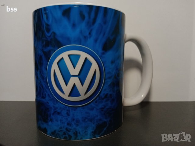 Порцеланова чаша с логото на Фолксваген/Volkswagen, снимка 3 - Чаши - 40823032