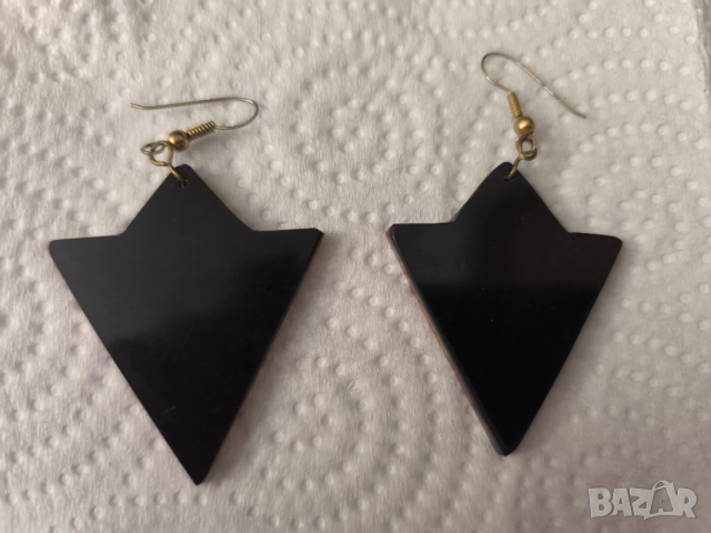 вносни обици вторите с емайл първите със седеф, снимка 2 - Обеци - 52854804