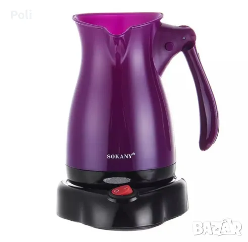 Електрическа кана за кафе 600W, 500мл, разгъваща се дръжка, снимка 1