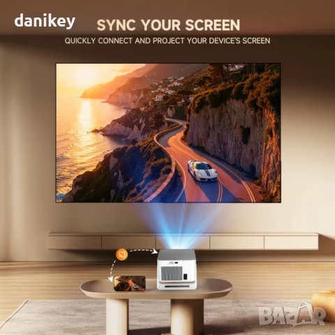 Нов проектор Magcubic HY350MAX – мощен, компактен, идеален за дома, снимка 4 - Плейъри, домашно кино, прожектори - 52921087