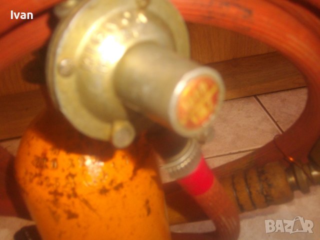 Немска Газова Горелка Пропан-Бутан-С Бутилка/Маркуч/Редуцир Вентил-HASMI-Старо Качество-Отлична, снимка 13 - Други инструменти - 43627910