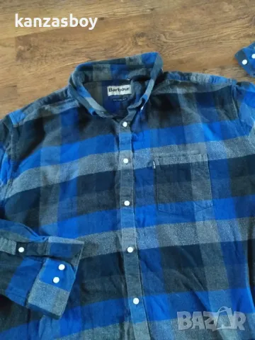 barbour stapleton angus - мъжка бархетена риза 3ХЛ, снимка 2 - Ризи - 47514349