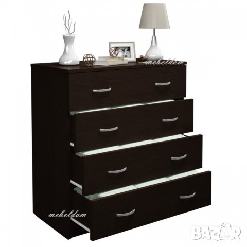 Скрин 80см. с 4 чекмеджета(код-6149), снимка 3 - Скринове - 28418072