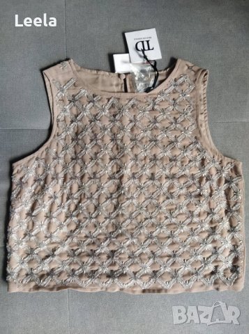 Топ от шифон и мъниста True Decadence