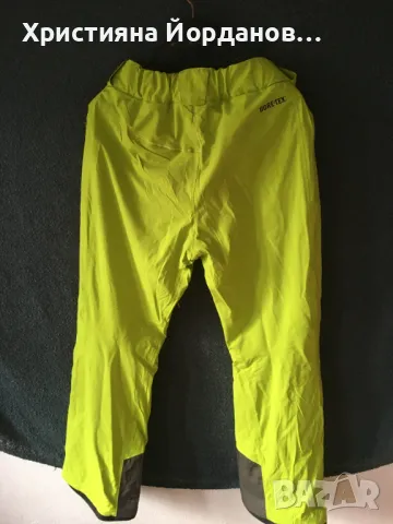 Ски панталон Salomon Gore-Tex неон M, снимка 2 - Зимни спортове - 48823158