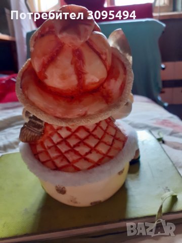 СНЕЖЕН ЧОВЕК ФИГУРКА. НЕМСКА. 15см., снимка 4 - Декорация за дома - 33402378