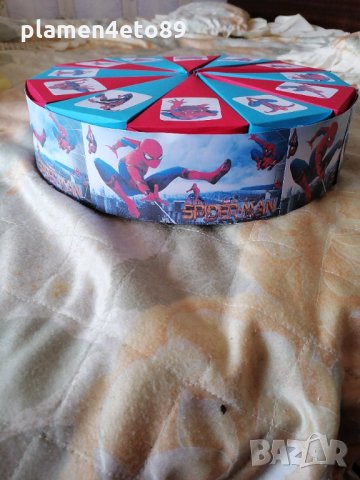 Картонена Торта спайдър мен , снимка 5 - Фигурки - 35477524