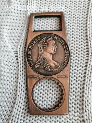 Метална ретро отварачка за бутилки Solignen, снимка 2 - Антикварни и старинни предмети - 44011753