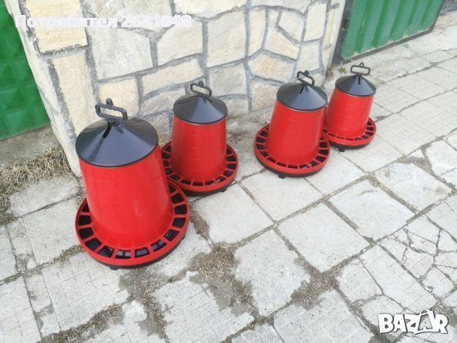 Хранилка за кокошки и гълъби 8 кг и 12 кг и 25 кг, снимка 2 - За птици - 43001705