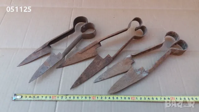 лот от три ножици за стригане на овце, снимка 6 - Колекции - 48523834