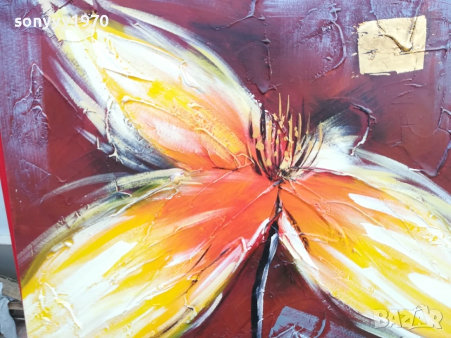 ЦВЕТЕ-КАРТИНА 60Х60СМ 1510251556, снимка 9 - Картини - 52064224