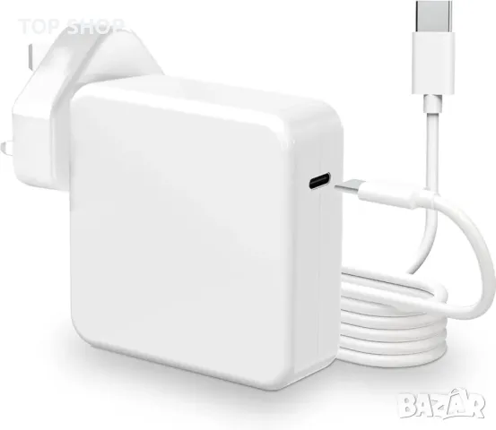 100W USB C супер бързо зарядно устройство, зареждане на Mac Book Pro, USB C-C 2M кабел