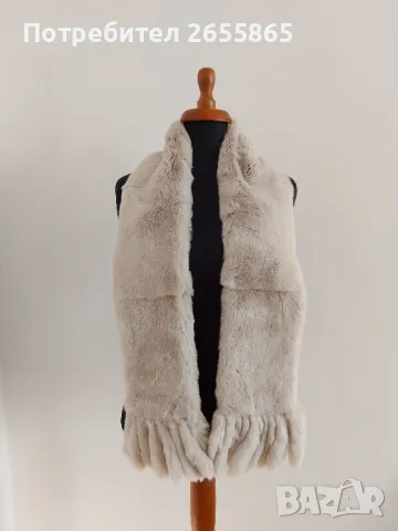 MAX MARA шал от естествен косъм , снимка 2 - Шалове - 48386189