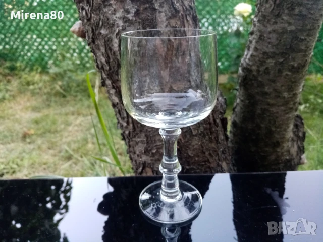 Български кристален сервиз за вино, снимка 3 - Сервизи - 50847743