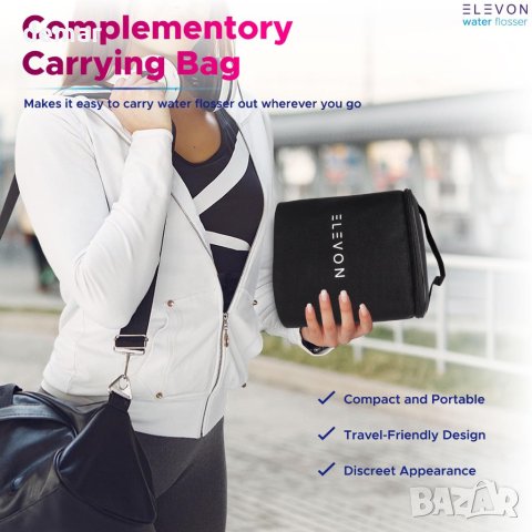 Elevon Premium Water Flosser Kit за семейни стоматологични грижи, снимка 6 - Други - 44082197