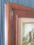 29х29см/малка картина масло върху платно-фазер/поле-сено/импресионизъм/дървена рамка, снимка 5