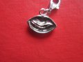 Сребърен медальон висулка с камъни 925, снимка 5