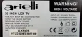 Arielli LED-32DN6T2 SMART със счупена матрица ,TP.MS338E.PB803 ,PT320AT01-1-XC-2 ,L32ES-IR-V2.0, снимка 3