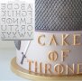 Големи Букви Азбука латиница стил Game of Thrones Игра на тронове силиконов молд форма за декорация, снимка 1