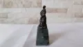 Стара руска бронзова пластика - ОРЛЕНОК - бронз и гранит, снимка 5