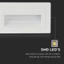 LED Осветление за стъпала 3W Топло Бяла Светлина 103x58x45, снимка 2