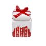 Коледен буркан за бисквитки Mercado Trade, Керамика, Квадратна форма, снимка 2