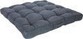 Възглавница за пейка, седалка, диван 95 x 95 x 12 cm, Пухкаво синьо сиво, снимка 2