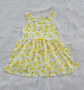 Детска рокля H&M лимони 18-24 месеца, снимка 4