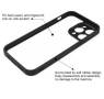 Калъф Go Boy Акрилен Силикон Прозрачен / Черна рамка / за iPhone 17 Pro Max 6.9 Баркод : 3132811, снимка 2