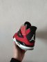 Nike Air Jordan 4 Retro Toro Bravo Red Fire Flames Нови Кецове 42 Размер Номер Мъжки Обувки , снимка 6