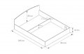 Легло Лео 6 с матрак - 160/200 см, амортисьорен механизъм, Дъб сонома, снимка 6