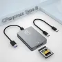 Нов Адаптер за Четец на карти CFexpress тип B, USB 3.2 Хъб Докинг станция, снимка 1