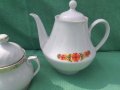Български порцелан две кани и захарница, снимка 2