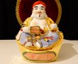 Китайска порцеланова фигура Буда,злато,фън-шуй. , снимка 2