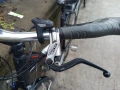28 цола електрически алуминиев велосипед с 7 скорости усилени капли амортисьори предни като нов , снимка 7